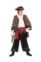 uomo indossare pirata costume foto