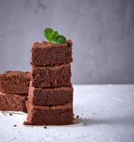 mucchio di piazza fette di al forno folletto buono torta foto