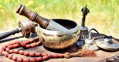 religioso musicale strumenti per meditazione foto