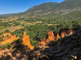 francese colorade ocre de ruggine nel Francia 8 foto