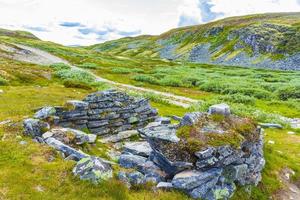 bellissimo montagna e paesaggio natura panorama rondane nazionale parco Norvegia. foto