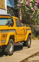 puerto escondido oaxaca Messico 2022 vario messicano Raccogliere camion macchine 4x4 fuori strada veicoli Messico. foto