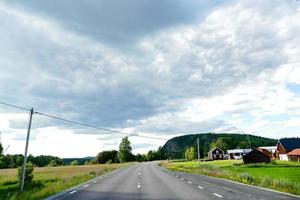 panoramico strada Visualizza nel Svezia foto