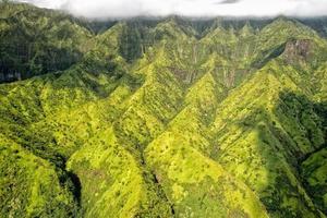 kauai verde montagna aereo Visualizza foto