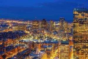 centro boston città orizzonte paesaggio urbano di Massachusetts nel unito stati foto