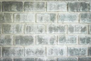 primo piano del muro di mattoni grigi per texture o sfondo foto