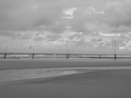 norderney isola nel il nord mare foto