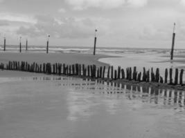 norderney isola nel il nord mare foto