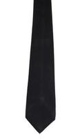 cravatta nera isolata su uno sfondo bianco foto
