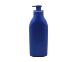 bottiglia di plastica blu