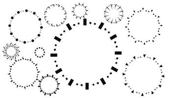 astratto illustrazione sfondo con molti cerchi modello foto