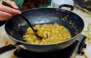 pastella fritte kerala merenda banane foto