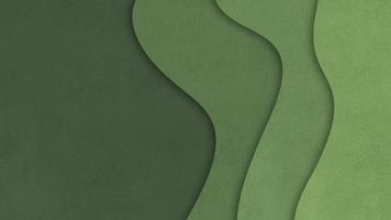 astratto verde papercut stile strati sfondo foto