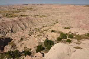 panoramico asciutto arenaria formazioni nel il calanchi foto