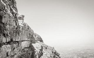 vista dal parco nazionale di table mountain cape town, sud africa. foto