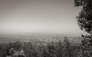 vista dalla città del capo del parco nazionale della montagna della tavola a claremont. foto