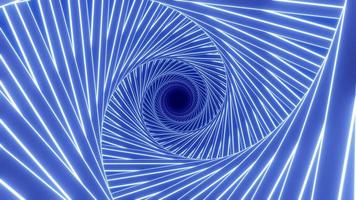 fantascienza spirale dinamico vortice astratto sfondo. wormhole filo telaio. 3d illustrazione. foto