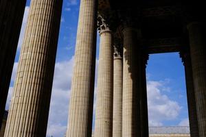 colonnato portico di il pantheon Parigi, Francia. foto