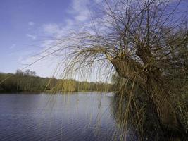 lago nel il Tedesco munsterland foto