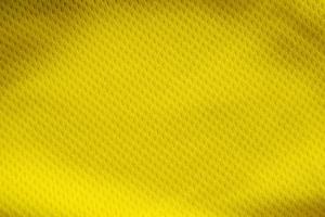 colore giallo maglia da calcio abbigliamento tessuto trama abbigliamento sportivo sfondo, primo piano foto