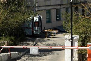 barella Il prossimo per il ambulanza, trasporto il paziente foto