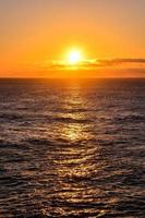 panoramico oceano tramonto foto