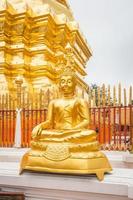 d'oro Budda nel tempio chiang Mai Asia Tailandia foto