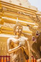 d'oro Budda nel tempio chiang Mai Asia Tailandia foto