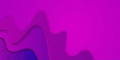 astratto dinamico forme. futuristico modello. sfondo nel carta stile. di moda geometrico viola e rosa sfondo con papercut. fluido arte foto