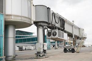 un' cancello nel ataturk aeroporto nel Istanbul, turkiye foto