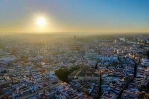 siviglia città aereo Visualizza nel siviglia Provincia di andalusia autonomo Comunità di Spagna, Europa foto