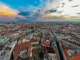 vienna, Austria - luglio 18, 2021, Visualizza di il vienna orizzonte con st. di Stefano Cattedrale vienna, Austria foto