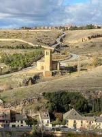 romanico Vera Cruz Chiesa nel segovia, Spagna. esso era fondato di il cavalieri templare nel il 13 ° secolo. foto