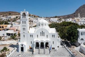 il santo Chiesa di panagia mesani nel emporio, santorini, Grecia. foto