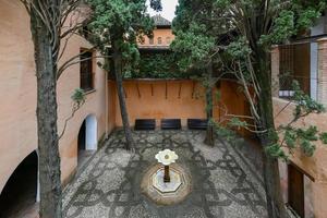 terrazza de la reja nel Alhambra palazzo nel granada, Spagna. foto