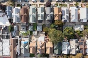 aereo strade Visualizza lungo oceano Parkway nel brooklyn, nuovo york. foto