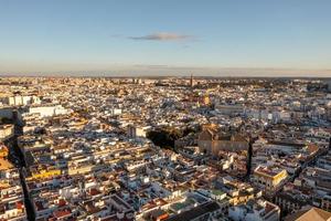 siviglia città aereo Visualizza nel siviglia Provincia di andalusia autonomo Comunità di Spagna, Europa foto