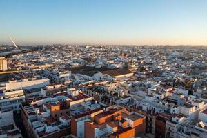 siviglia città aereo Visualizza nel siviglia Provincia di andalusia autonomo Comunità di Spagna, Europa foto