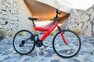 rosso gli sport bicicletta foto