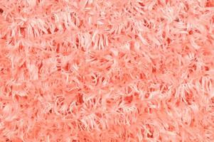 Close up morbido tappeto di cotone rosa
