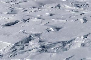 Visualizza di inverno neve paesaggi nel il montagne. abstracts e sfondi. trame. foto