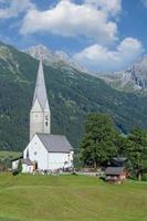 villaggio di Mittelberg, Kleinwalsertal, Vorarlberg, Austria foto