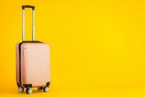 bagaglio rosa o borsa da viaggio foto