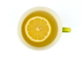 Limone succo nel tazza foto