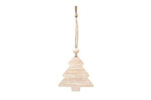 6628 beige Natale albero arredamento isolato su un' trasparente sfondo foto