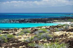 grande isola Hawaii lava e mare foto