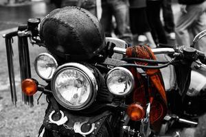 motocicletta Harley dettaglio foto