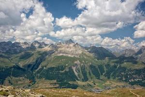 svizzero Alpi ghiacciaio Visualizza nel engadina foto