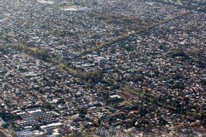 buenos arie aereo Visualizza paesaggio urbano foto