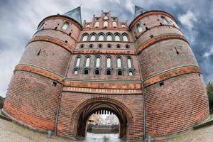 Holsten cancello nel Lubecca Germania Visualizza pano foto